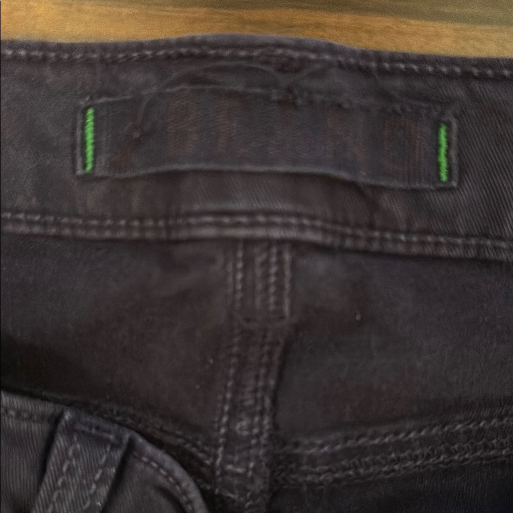 J Brand purple Skinny Jeans with Green Accents
